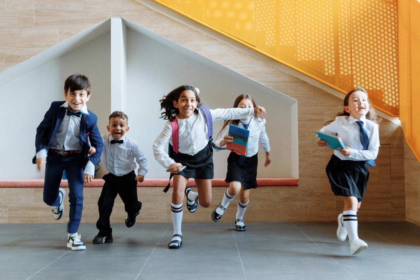 Niños en escuela